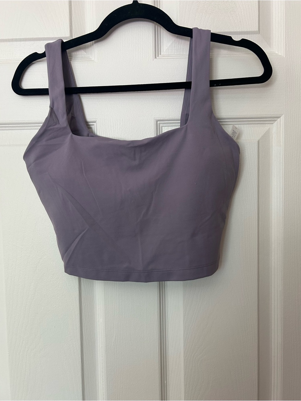 NWT CRZ YOGA Butterluxe Square Neck Tank - Built in Bra